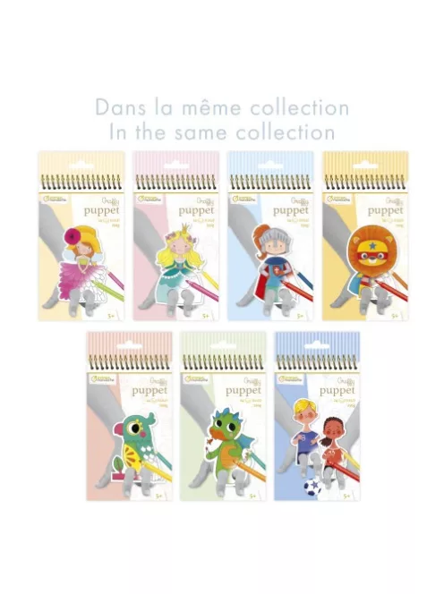 Avenue Mandarine Kreatív színező Avenue Mandarine Graffy ujjbáb Szuperhős állatok