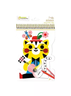  Avenue Mandarine Kreatív színezőfüzet Avenue Mandarine Graffy Macska