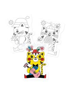   Avenue Mandarine Kreatív színezőfüzet Avenue Mandarine Graffy Macska