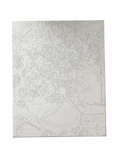   Centrum Kreatív kifestő klt. Centrum számozott, 40x50 cm, Százszorszép csokor