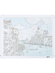   Centrum Kreatív kifestő klt. Centrum számozott, 40x50 cm, Város a vízen