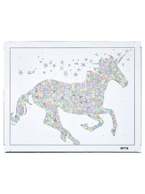 Centrum Kreatív kifestő klt. Centrum számozott, 40x50 cm, Unikornis