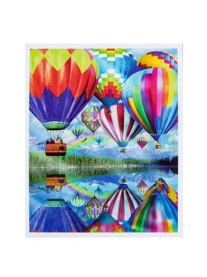  Centrum Kreatív kifestő klt. Centrum számozott, 40x50 cm, Hőlégballonok