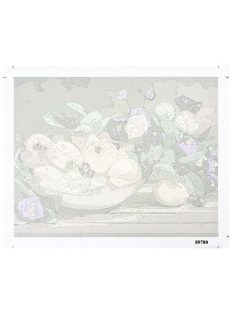   Centrum Kreatív kifestő klt. Centrum számozott, 40x50 cm, Gyümölcstál