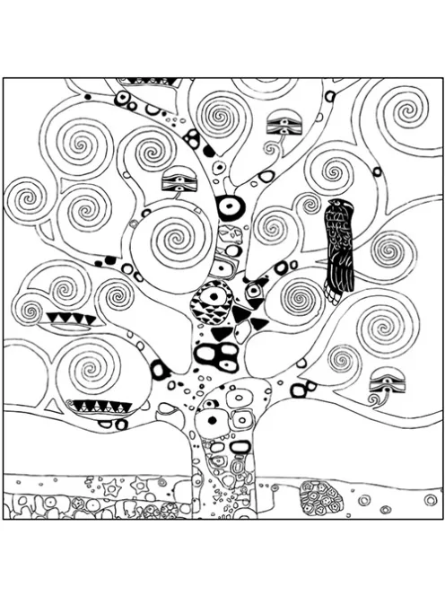 Fridolin Kreatív színezőfüzet Gustav Klimt 4 motívum, összecsukható