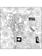 Fridolin Kreatív színezőfüzet Gustav Klimt 4 motívum, összecsukható