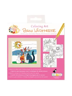   Fridolin Kreatív színezőfüzet Rosina Wachtmeister 4 motívum, összecsukható