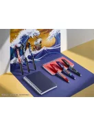 PILOT Rollertoll készlet, 0,35 mm, nyomógombos, PILOT "Frixion Ball"/"Frixion Ball Plus", 3különböző szín+One Piece matrica