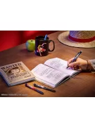 PILOT Rollertoll készlet, 0,35 mm, nyomógombos, PILOT "Frixion Ball"/"Frixion Ball Plus", 3különböző szín+One Piece matrica