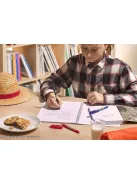 PILOT Rollertoll készlet, 0,35 mm, nyomógombos, PILOT "Frixion Ball"/"Frixion Ball Plus", 3különböző szín+One Piece matrica