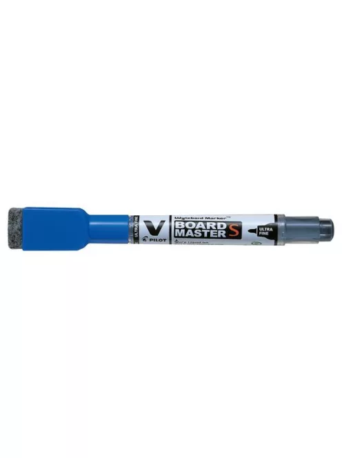 PILOT Táblamarker, törlőkupakkal, 0,8 mm, UF, kúpos, PILOT "V-Board Master S", kék