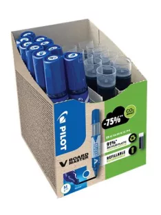   PILOT Táblamarker, 2,3 mm, kúpos, PILOT "V-Board Master, Bonus Pack", kék + betét