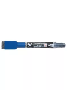   PILOT Táblamarker, törlőkupakkal, 1,3 mm, EF, kúpos, PILOT "V-Board Master S", kék