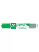 PILOT Táblamarker, 2,2-5,2 mm, vágott, PILOT "V-Board Master", zöld