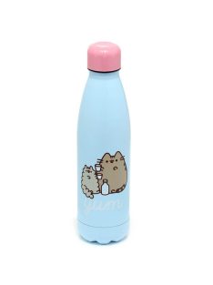   Pusheen cicás rozsdamentes acél thermo palack, 500 ml, ínyenc Pusheen macska