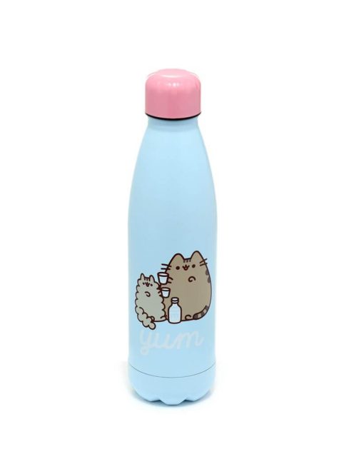 Pusheen cicás rozsdamentes acél thermo palack, 500 ml, ínyenc Pusheen macska