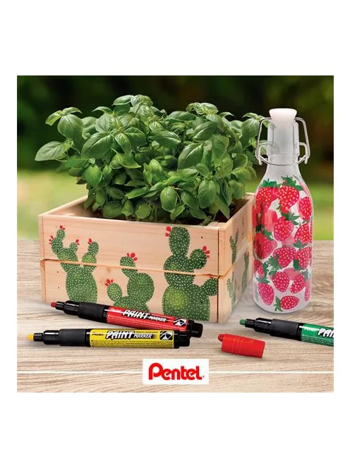 PENTEL Lakkmarker, 2 mm, kúpos, PENTEL "MMP20", fehér