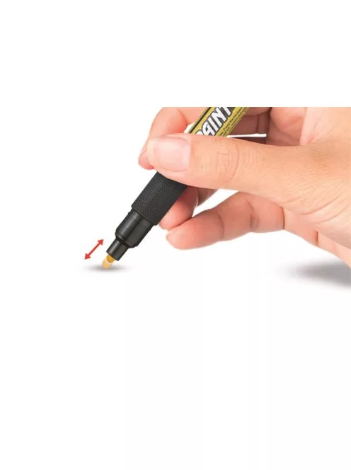 PENTEL Lakkmarker, 2 mm, kúpos, PENTEL "MMP20", fekete