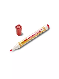 PENTEL Táblamarker, 2 mm, kúpos hegy, PENTEL, piros