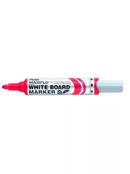 PENTEL Táblamarker, 2,5 mm, kúpos, PENTEL "Maxiflo MWL5M", piros