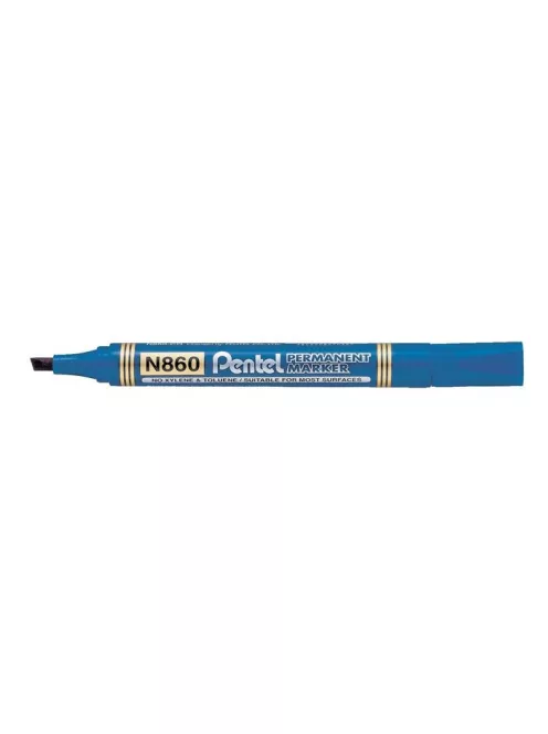PENTEL Alkoholos marker, 0,6-4,5 mm, vágott, PENTEL "N860", kék