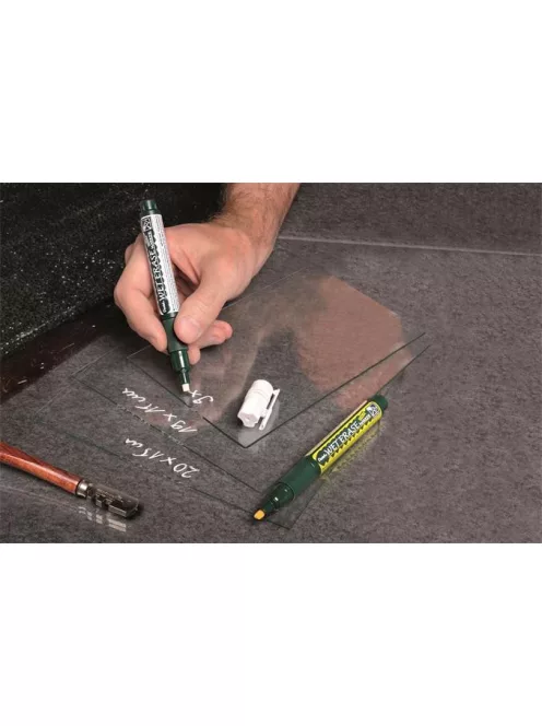 PENTEL Krétamarker, 2-4 mm, megfordítható hegy, PENTEL "SMW26", sárga