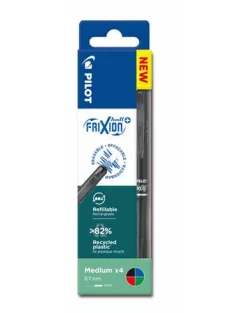   PILOT Rollertoll készlet, 0,35 mm, törölhető, nyomógombos, PILOT "Frixion Ball Plus", 4 különböző szín