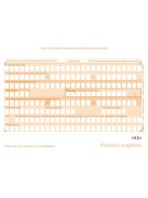 Pátria Nyomtatvány Átutalási megbízás leporelló 180x12 coll 2 példányos 800 ív/doboz