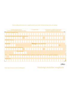   Pátria Nyomtatvány Hatósági átutalási megbízás 3 lapos garn.