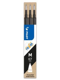   PILOT Rollertoll betét, 0,35 mm, törölhető, PILOT "Frixion Ball/Clicker", fekete