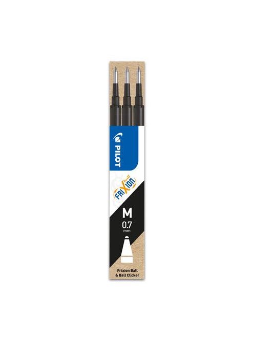 PILOT Rollertoll betét, 0,35 mm, törölhető, PILOT "Frixion Ball/Clicker", fekete