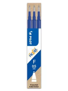   PILOT Rollertoll betét, 0,25 mm, törölhető, PILOT "Frixion Ball/Clicker", kék