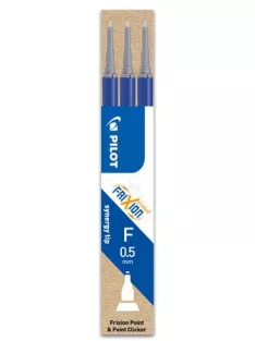   PILOT Rollertoll betét, 0,25 mm, tűhegyű, törölhető, PILOT "Frixion Point", kék