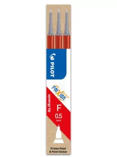   PILOT Rollertoll betét, 0,25 mm, tűhegyű, törölhető, PILOT "Frixion Point", piros