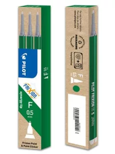   PILOT Rollertoll betét, 0,25 mm, tűhegyű, törölhető, PILOT "Frixion Point", zöld