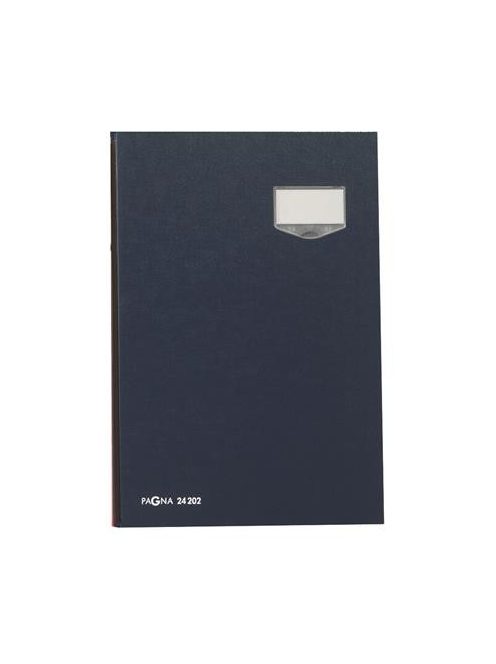PAGNA Aláírókönyv, A4, 20 rekeszes, karton, PAGNA, kék