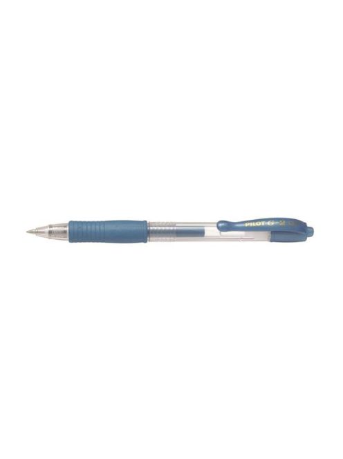 PILOT Zseléstoll, 0,32 mm, nyomógombos, PILOT "G-2 Metallic", kék