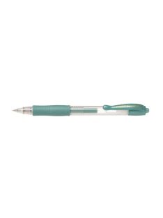   PILOT Zseléstoll, 0,32 mm, nyomógombos, PILOT "G-2 Metallic", zöld