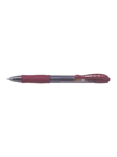 PILOT Zseléstoll, 0,32 mm, nyomógombos, PILOT "G-2", bordó