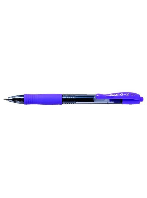 PILOT Zseléstoll, 0,32 mm, nyomógombos, PILOT "G-2", lila