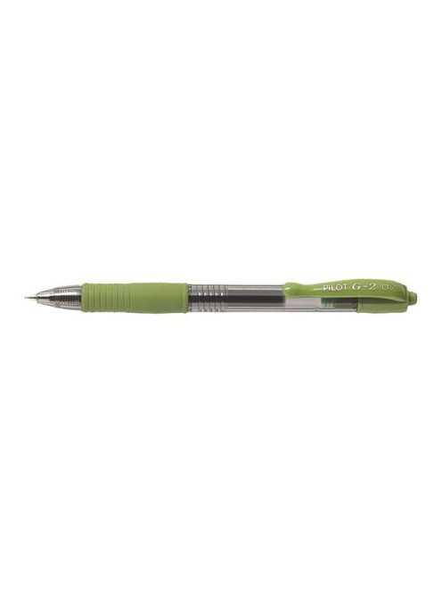 PILOT Zseléstoll, 0,32 mm, nyomógombos, PILOT "G-2", világoszöld