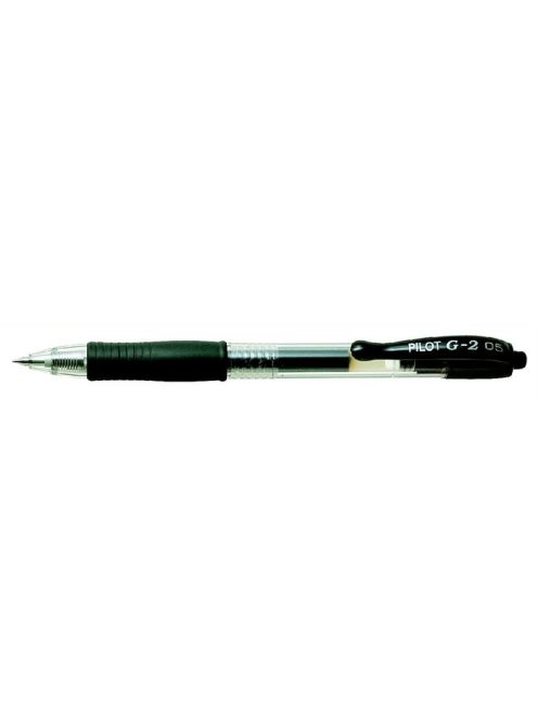 PILOT Zseléstoll, 0,25 mm, nyomógombos, PILOT "G-2", fekete