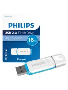 Flash Drive Snow 16Gb. 2.0 USB Philips fehér-kék
