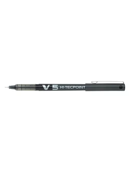PILOT Rollertoll, 0,3 mm, tűhegyű, kupakos, PILOT "Hi-Tecpoint V5", fekete