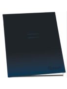 PULSE Füzet, tűzött, A4, vonalas, 52 lap, PULSE "Dark Colours"