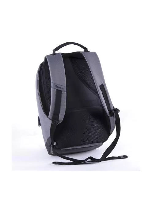 PULSE Hátizsák, notebook tartóval, lopásgátló kialakítás, PULSE "Maze", szürke
