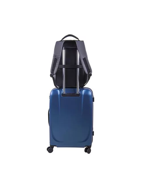 PULSE Hátizsák, notebook tartóval, lopásgátló kialakítás, PULSE "Maze", szürke