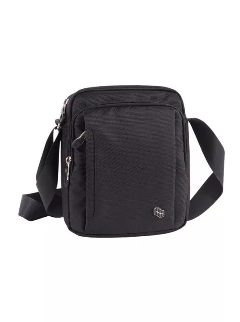 PULSE Oldaltáska, tablet tartóval, PULSE "Moon", fekete