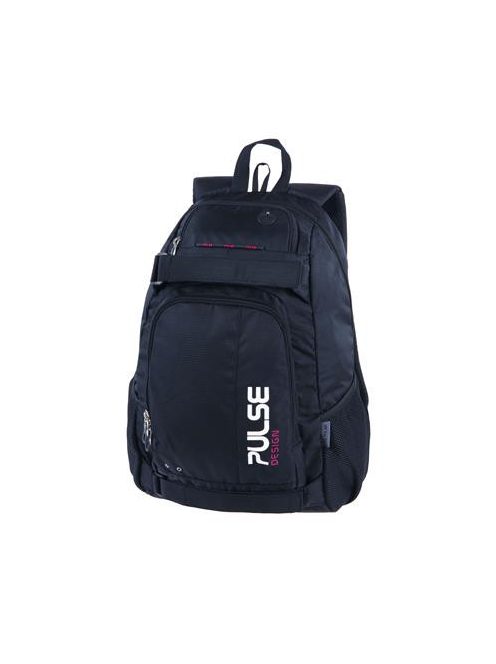 PULSE Hátizsák, notebook tartóval, PULSE "Scate", fekete