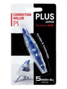 PLUS Hibajavító roller, 5mm x 6m, PLUS "PS", kék